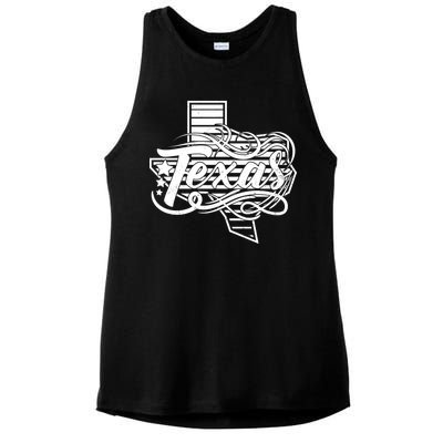 Classic Texas State Ladies PosiCharge Tri-Blend Wicking Tank