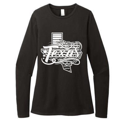 Classic Texas State Womens CVC Long Sleeve Shirt