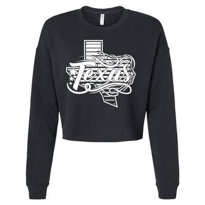 Classic Texas State Cropped Pullover Crew