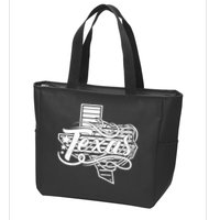 Classic Texas State Zip Tote Bag
