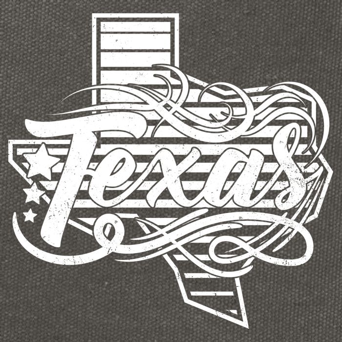 Classic Texas State Cotton Canvas Backpack