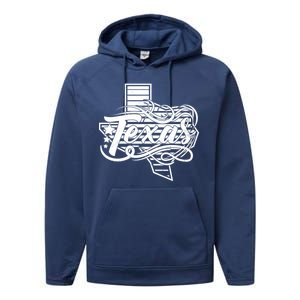 Classic Texas State Performance Fleece Hoodie