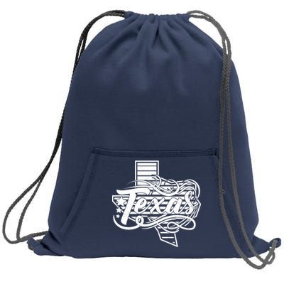 Classic Texas State Sweatshirt Cinch Pack Bag