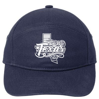 Classic Texas State 7-Panel Snapback Hat