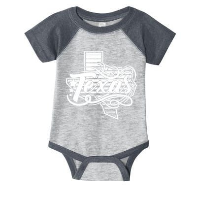 Classic Texas State Infant Baby Jersey Bodysuit