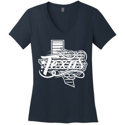 Classic Texas State Women's V-Neck T-Shirt