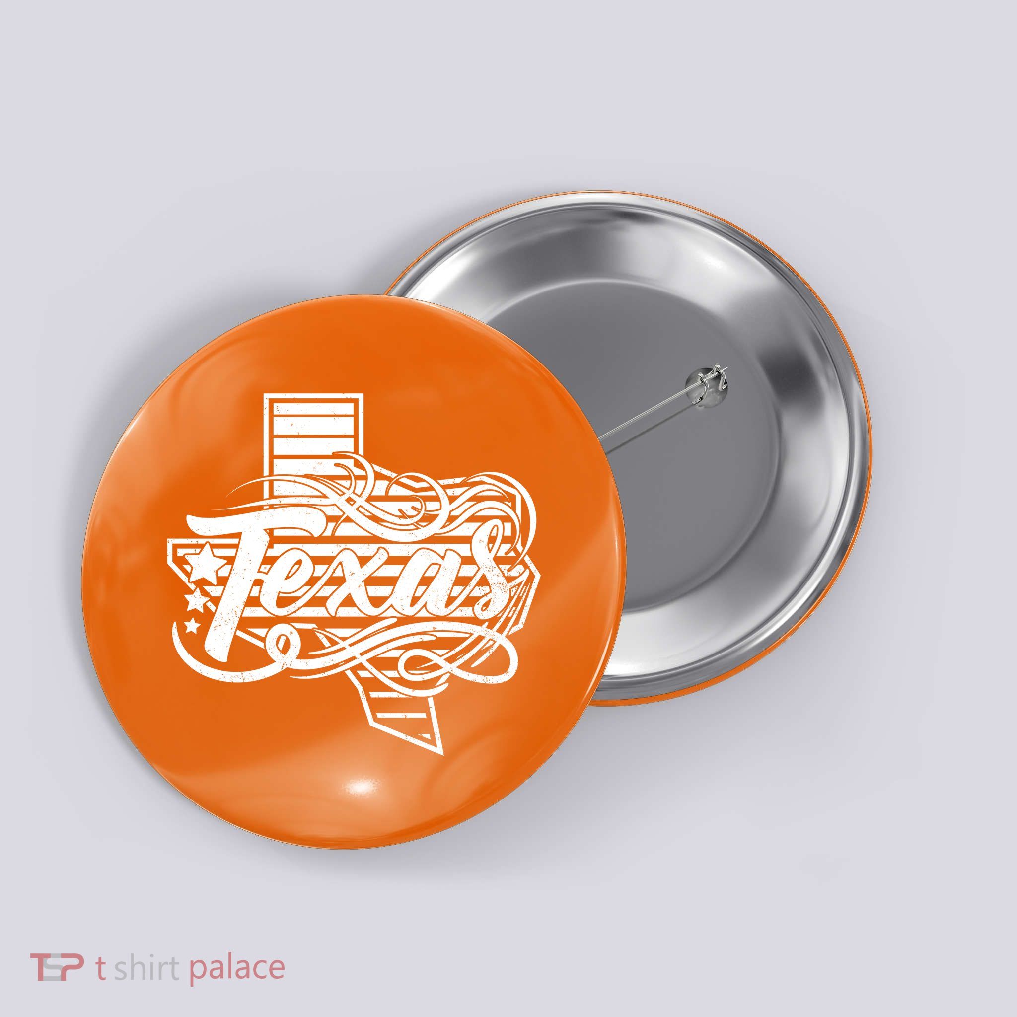 Classic Texas State Button