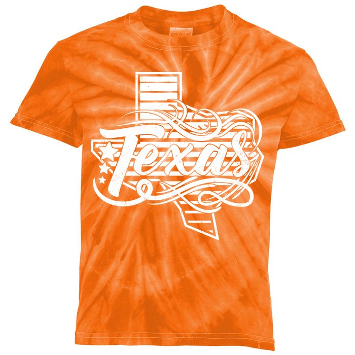 Classic Texas State Kids Tie-Dye T-Shirt