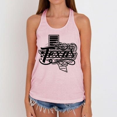 Classic Texas State Women's Knotted Racerback Tank