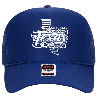 Classic Texas State High Crown Mesh Back Trucker Hat