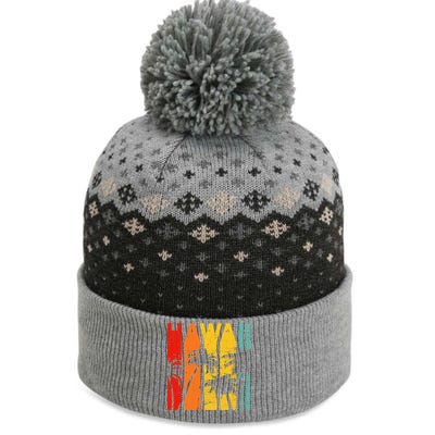 Classic Tropical Hawaii The Baniff Cuffed Pom Beanie