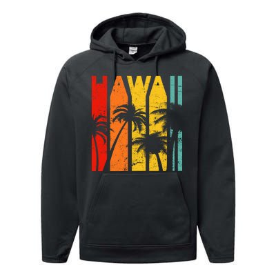 Classic Tropical Hawaii Performance Fleece Hoodie