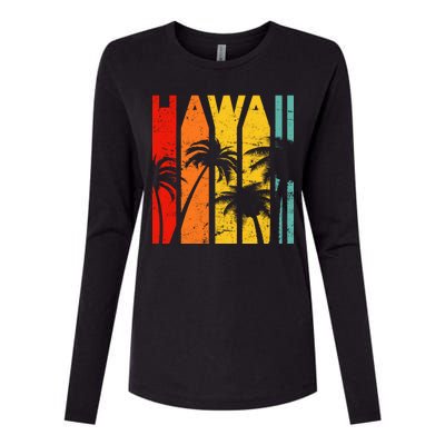 Classic Tropical Hawaii Womens Cotton Relaxed Long Sleeve T-Shirt