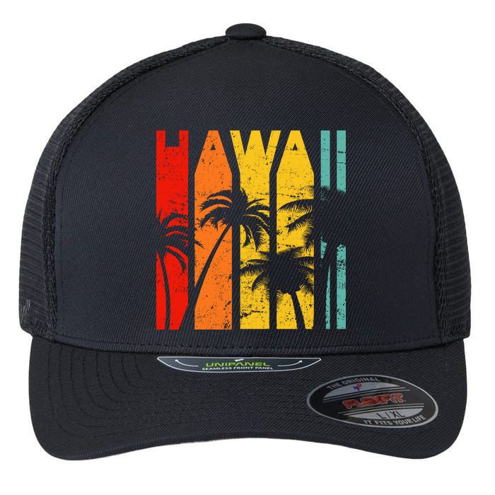 Classic Tropical Hawaii Flexfit Unipanel Trucker Cap