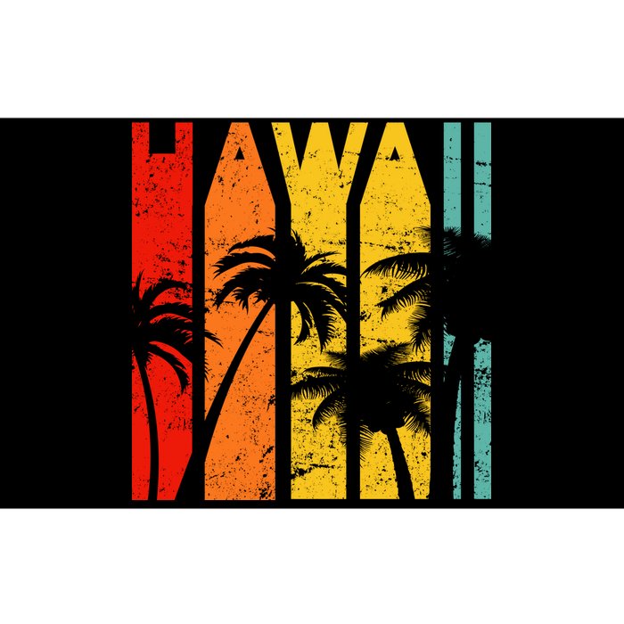 Classic Tropical Hawaii Bumper Sticker