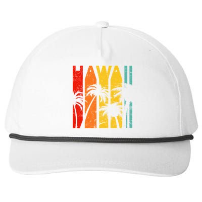 Classic Tropical Hawaii Snapback Five-Panel Rope Hat