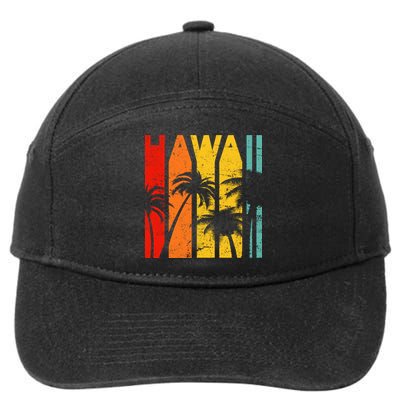 Classic Tropical Hawaii 7-Panel Snapback Hat