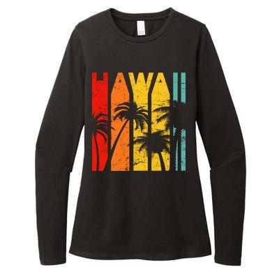 Classic Tropical Hawaii Womens CVC Long Sleeve Shirt