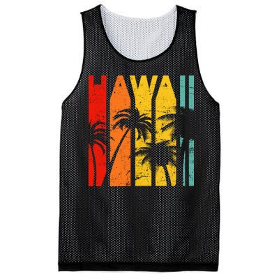 Classic Tropical Hawaii Mesh Reversible Basketball Jersey Tank