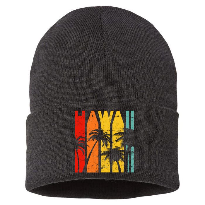 Classic Tropical Hawaii Sustainable Knit Beanie