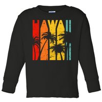 Classic Tropical Hawaii Toddler Long Sleeve Shirt