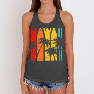 Classic Tropical Hawaii Women's Knotted Racerback Tank