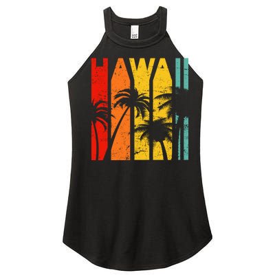 Classic Tropical Hawaii Women's Perfect Tri Rocker Tank