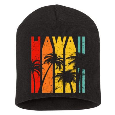 Classic Tropical Hawaii Short Acrylic Beanie