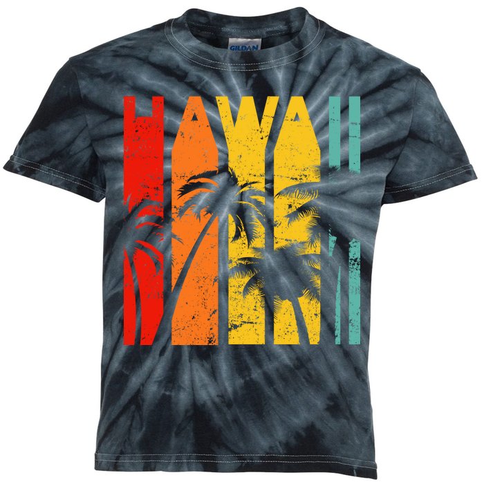 Classic Tropical Hawaii Kids Tie-Dye T-Shirt