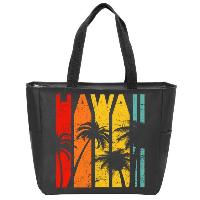 Classic Tropical Hawaii Zip Tote Bag