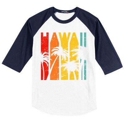 Classic Tropical Hawaii Baseball Sleeve Shirt