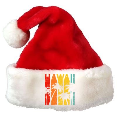 Classic Tropical Hawaii Premium Christmas Santa Hat