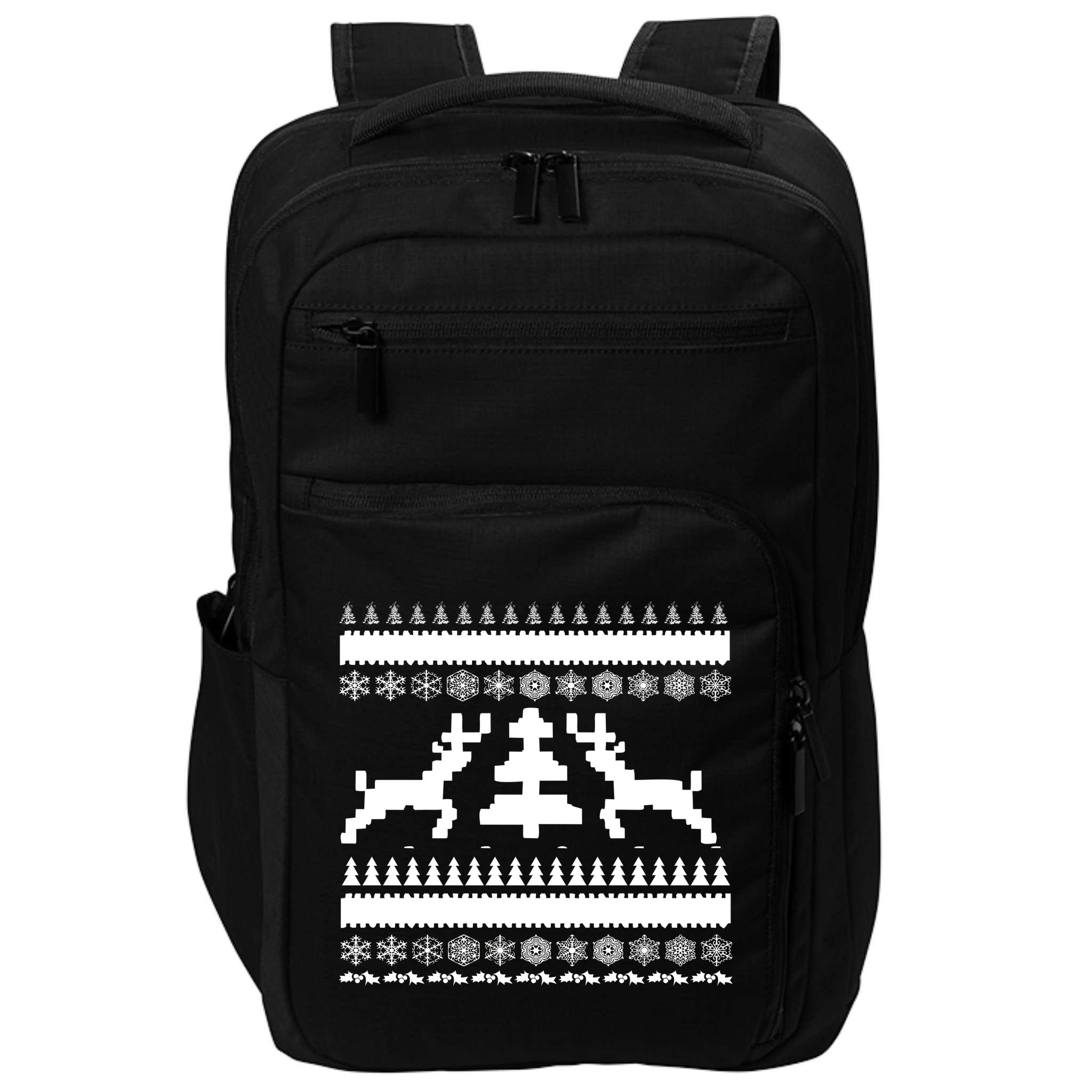 Classic Ugly Christmas Sweater Impact Tech Backpack