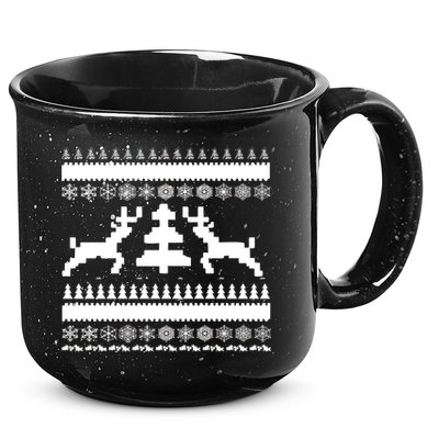 Classic Ugly Christmas Sweater 15oz Campfire Ceramic Mug