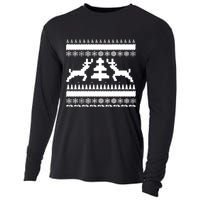 Classic Ugly Christmas Sweater Cooling Performance Long Sleeve Crew
