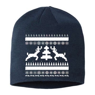 Classic Ugly Christmas Sweater Sustainable Beanie