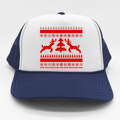 Classic Ugly Christmas Sweater Trucker Hat