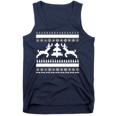 Classic Ugly Christmas Sweater Tank Top