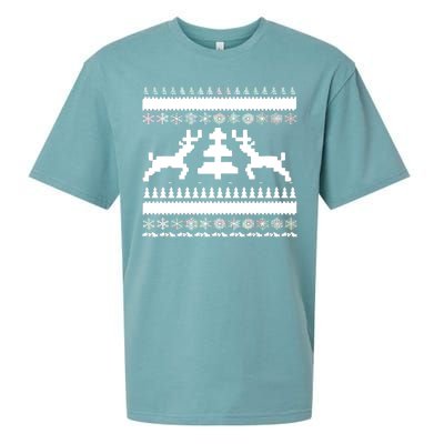 Classic Ugly Christmas Sweater Sueded Cloud Jersey T-Shirt