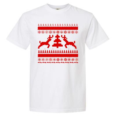 Classic Ugly Christmas Sweater Garment-Dyed Heavyweight T-Shirt