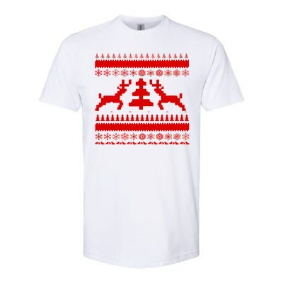 Classic Ugly Christmas Sweater Softstyle CVC T-Shirt