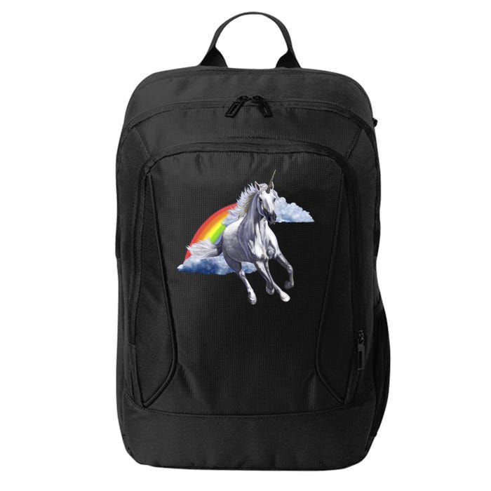 Classic Unicorn Rainbow City Backpack