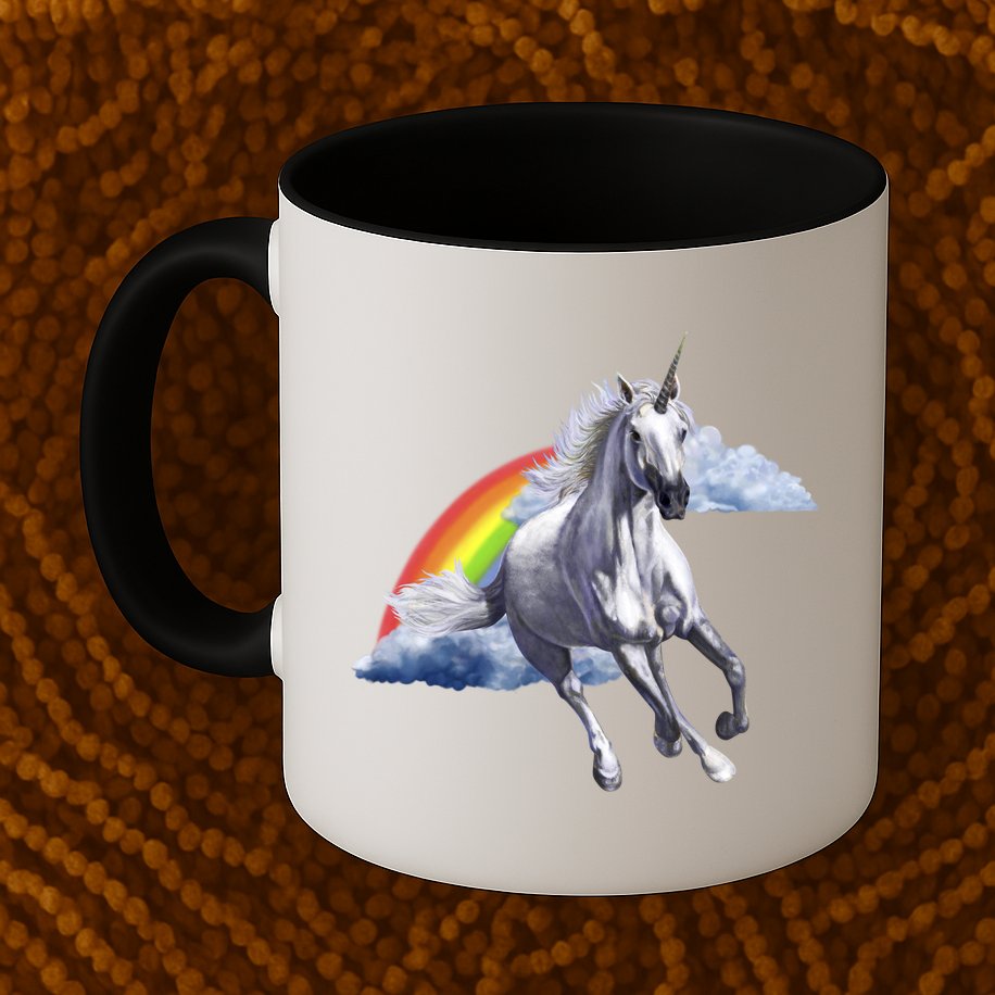 Classic Unicorn Rainbow Mug