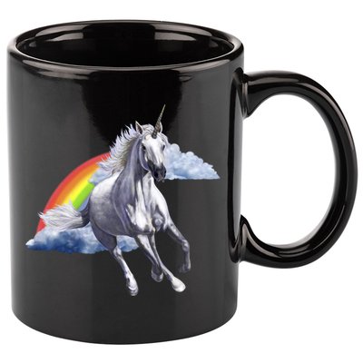 Classic Unicorn Rainbow 11oz C Handle Ceramic Mug
