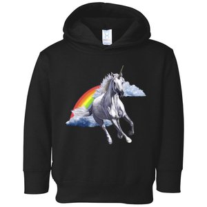 Classic Unicorn Rainbow Toddler Hoodie