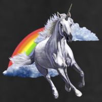 Classic Unicorn Rainbow Golf Towel