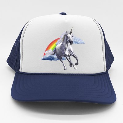 Classic Unicorn Rainbow Trucker Hat