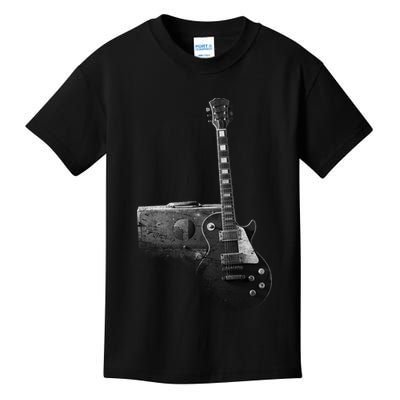 Classic Vintage Guitar and Amp Kids T-Shirt