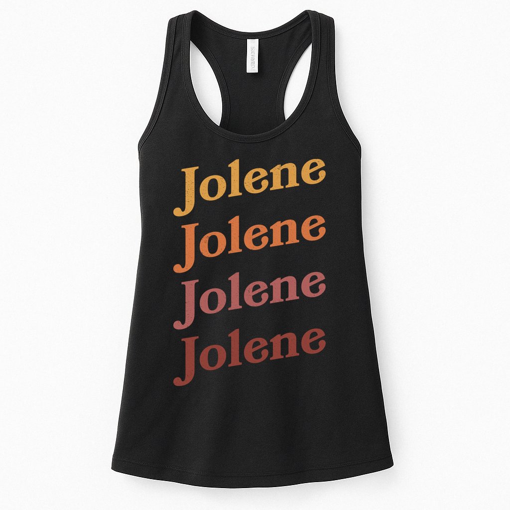 Classic Vintage Style Colors Jolene Womens Tank Top