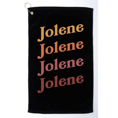 Classic Vintage Style Colors Jolene Golf Towel